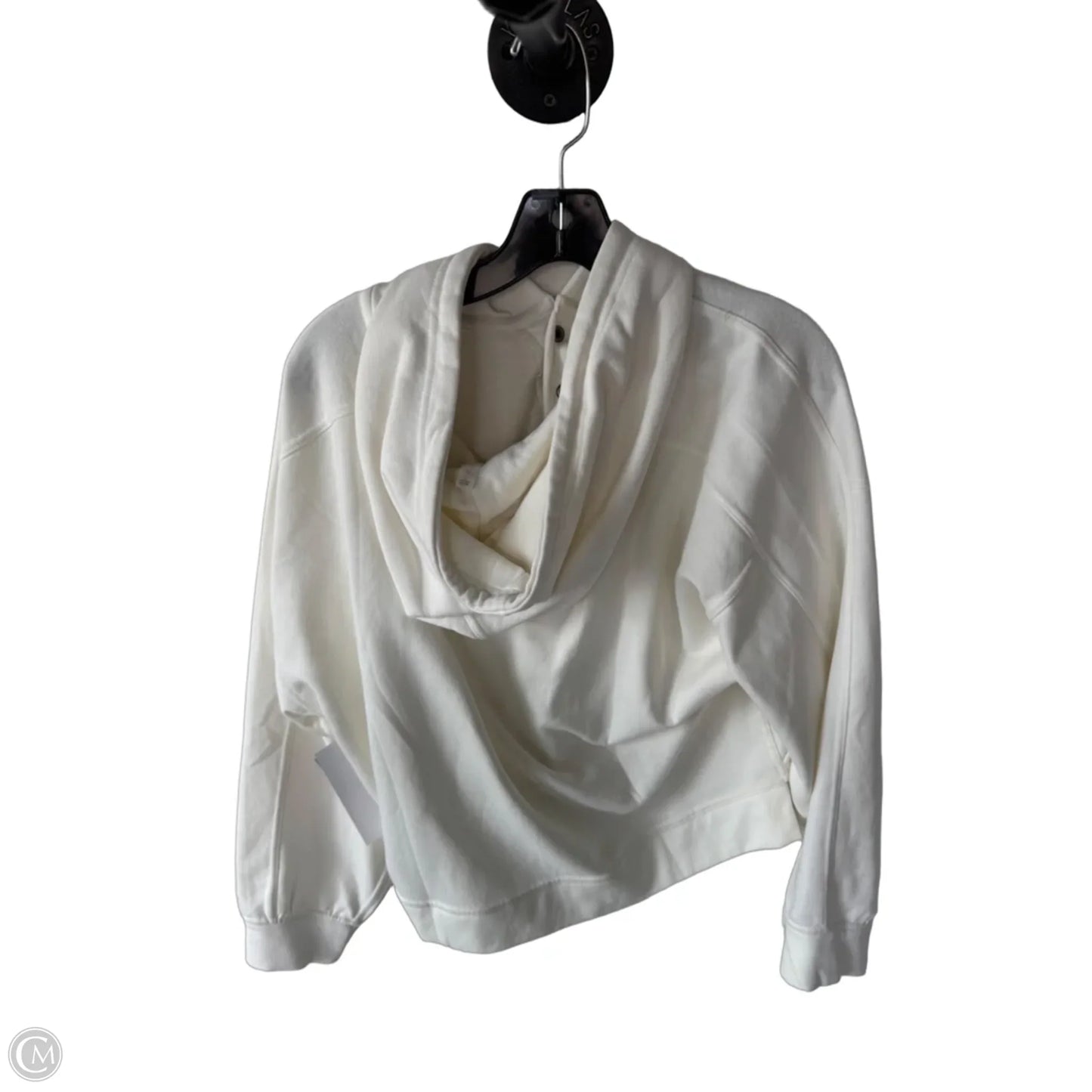 Sweatshirt Hoodie By Daily Practice By Anthropologie In Cream, Size: M