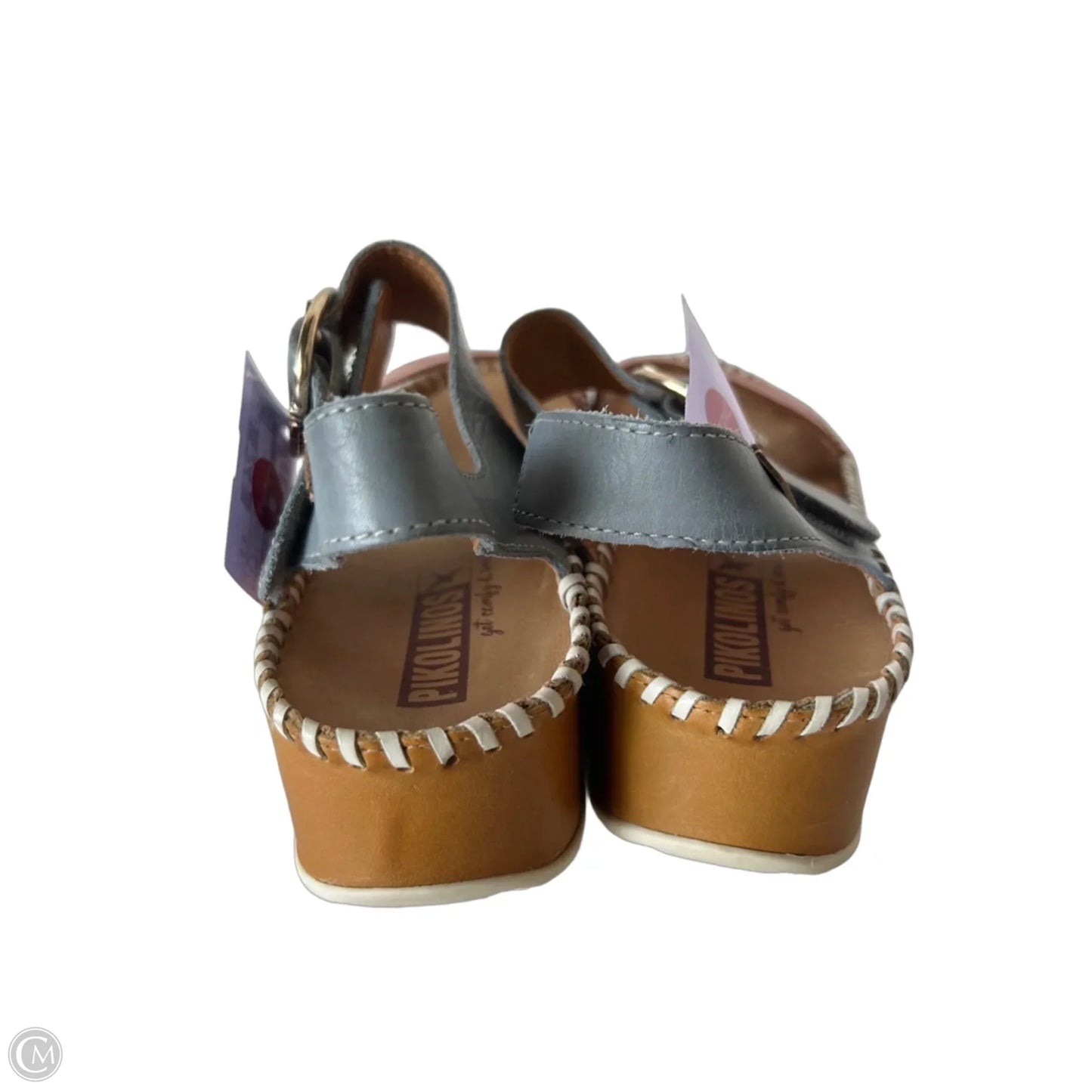 Sandals Flats By Pikolinos In Blue & Orange, Size: 8.5