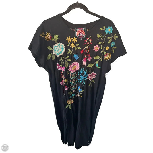 Dress Designer By Johnny Was In Black, Size: M