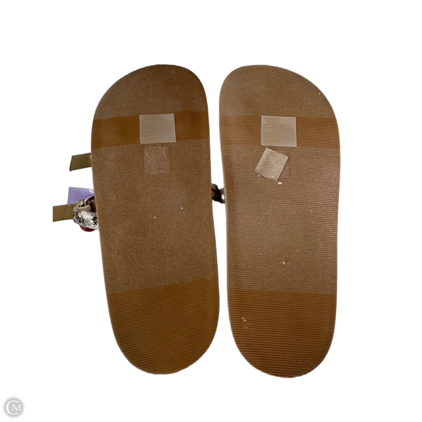 Sandals Flats By J. Crew In Brown & Cream, Size: 8