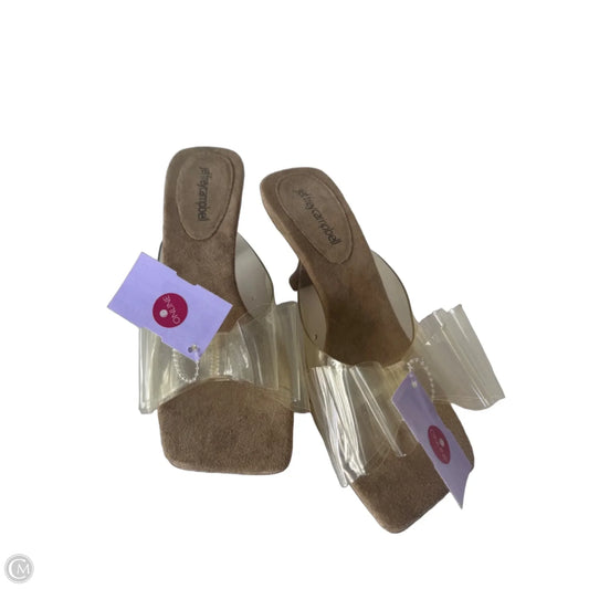 Sandals Heels Block By Jeffrey Campbell In Clear, Size: 7