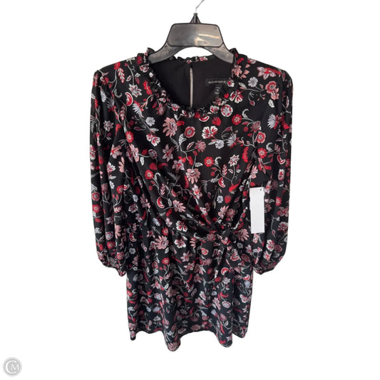 Dress Casual Short By Banana Republic In Black & Red, Size: Lp