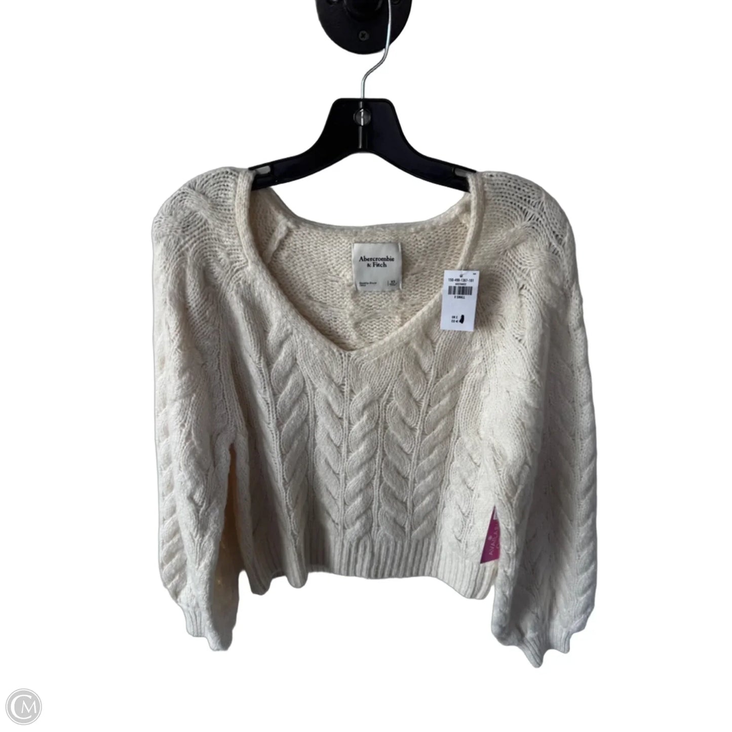 Sweater By Abercrombie And Fitch In Cream, Size: Xs