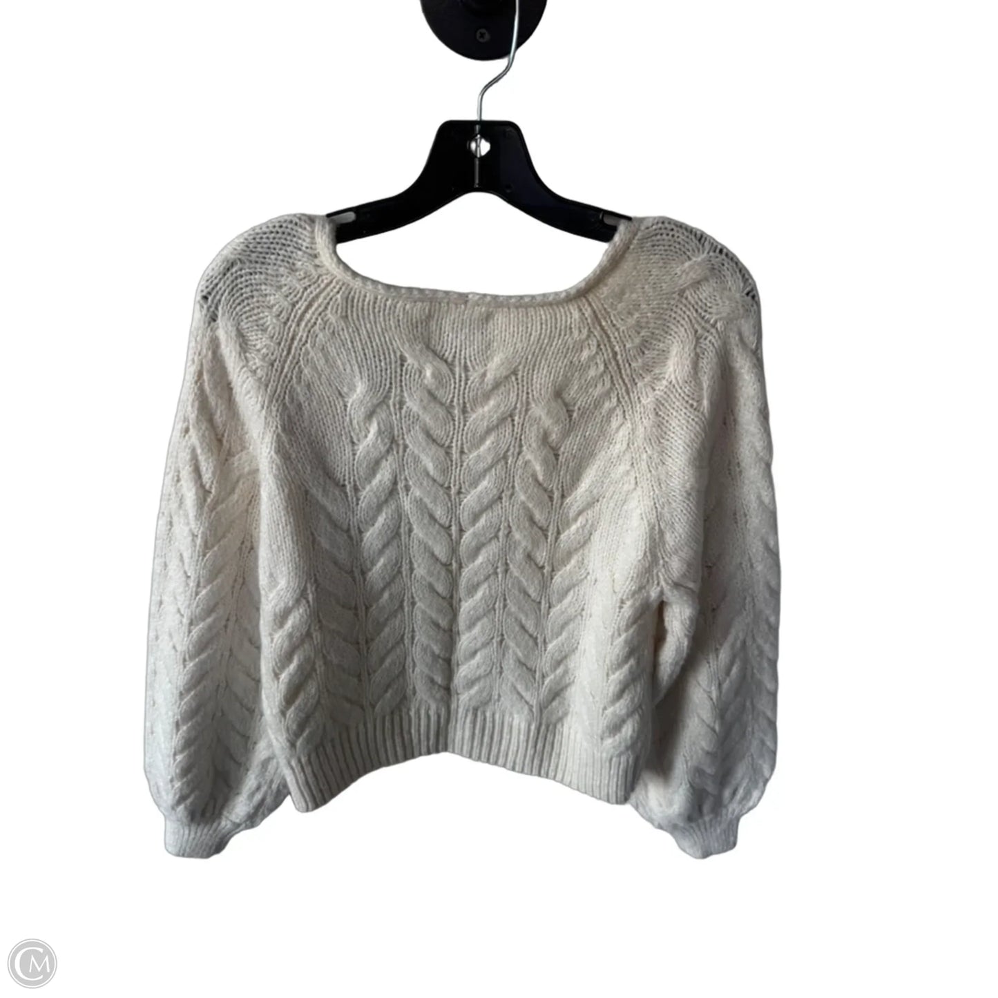 Sweater By Abercrombie And Fitch In Cream, Size: Xs