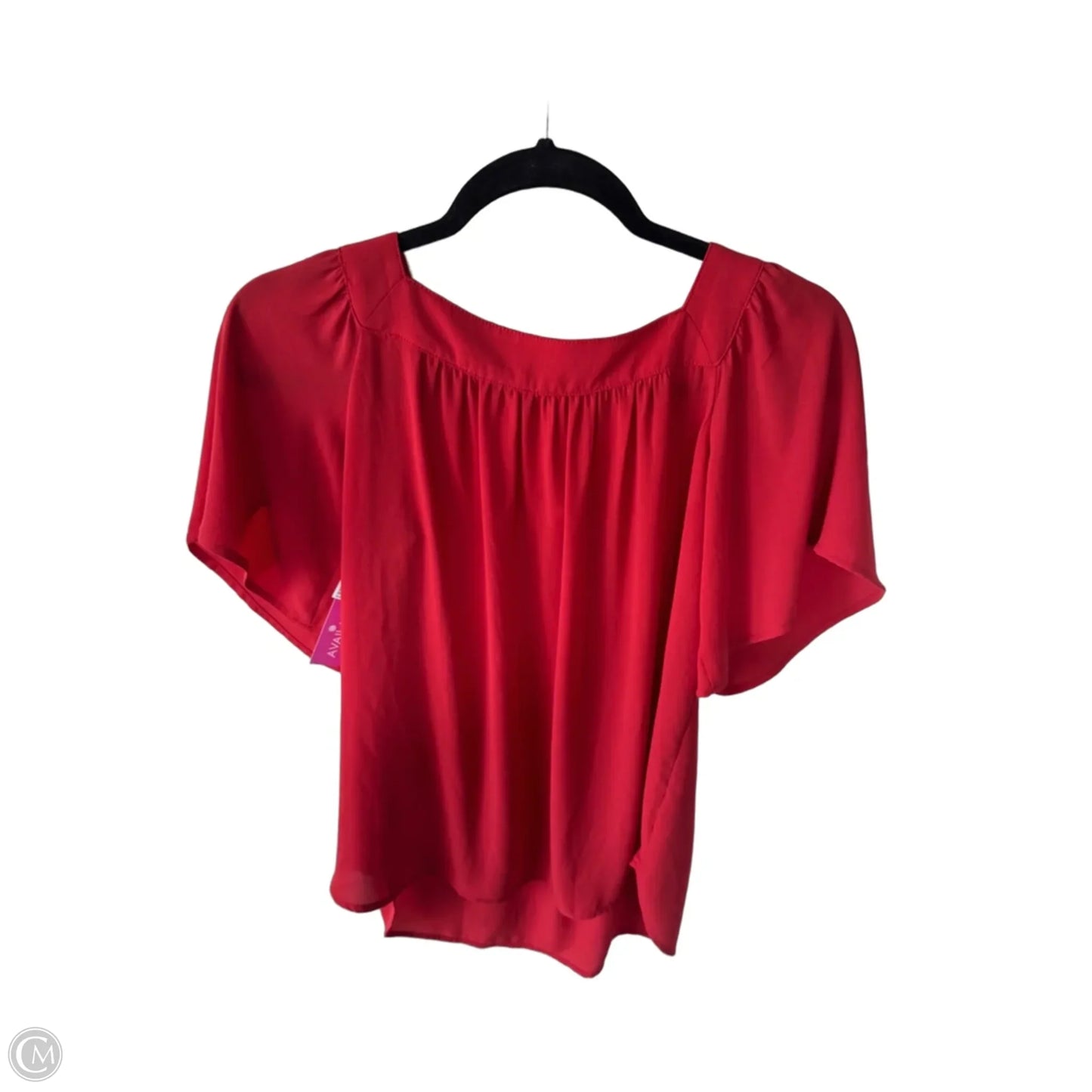 Top Short Sleeve By Loft In Orange, Size: Xs