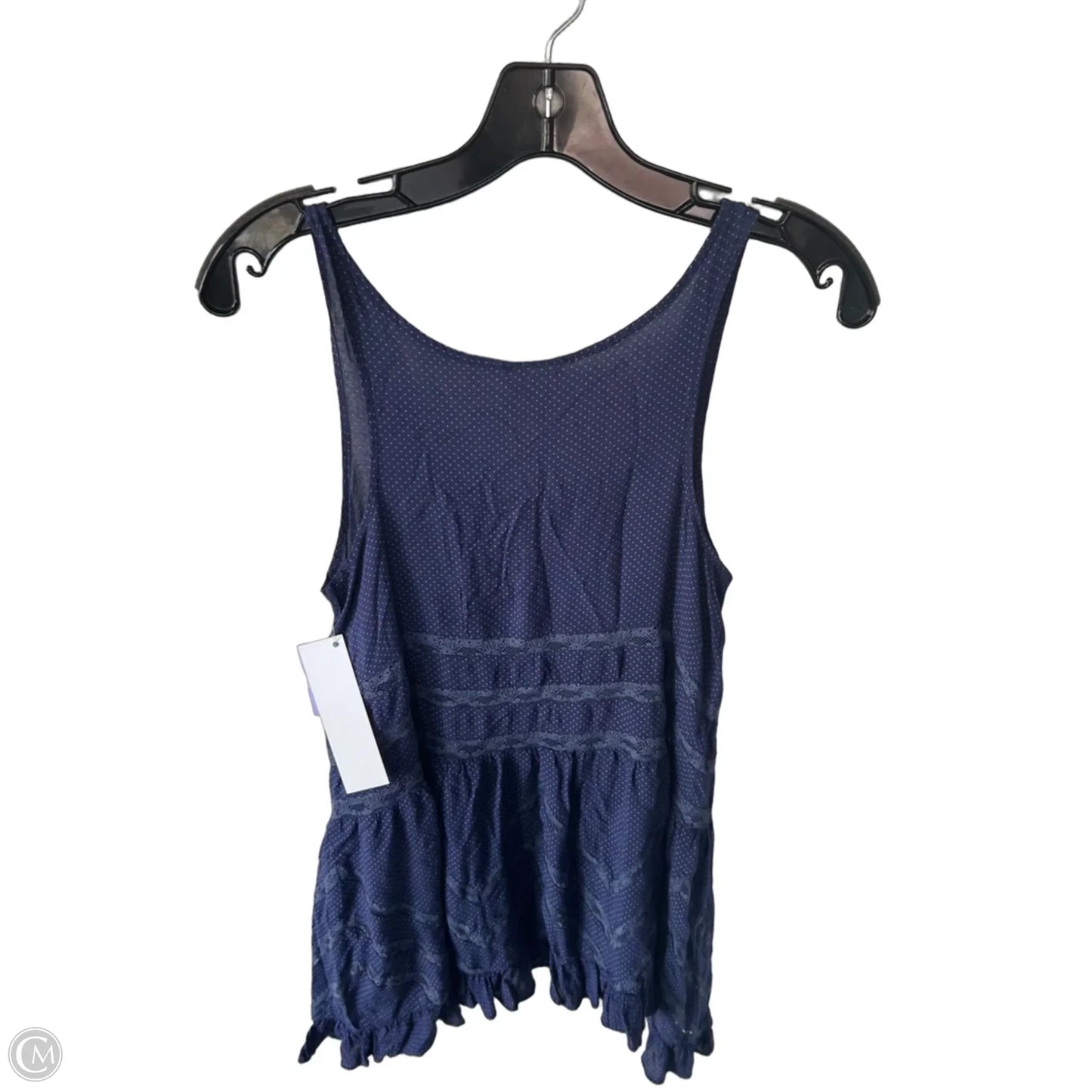 Tunic Sleeveless By Free People In Blue, Size: Xs