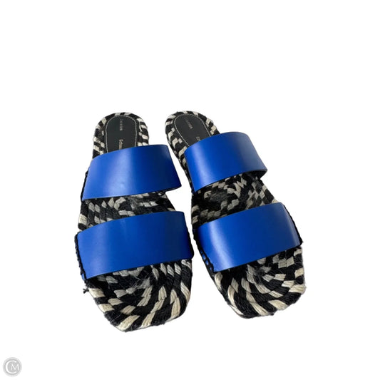 Sandals Luxury Designer By Proenza-schouler In Blue, Size: 9