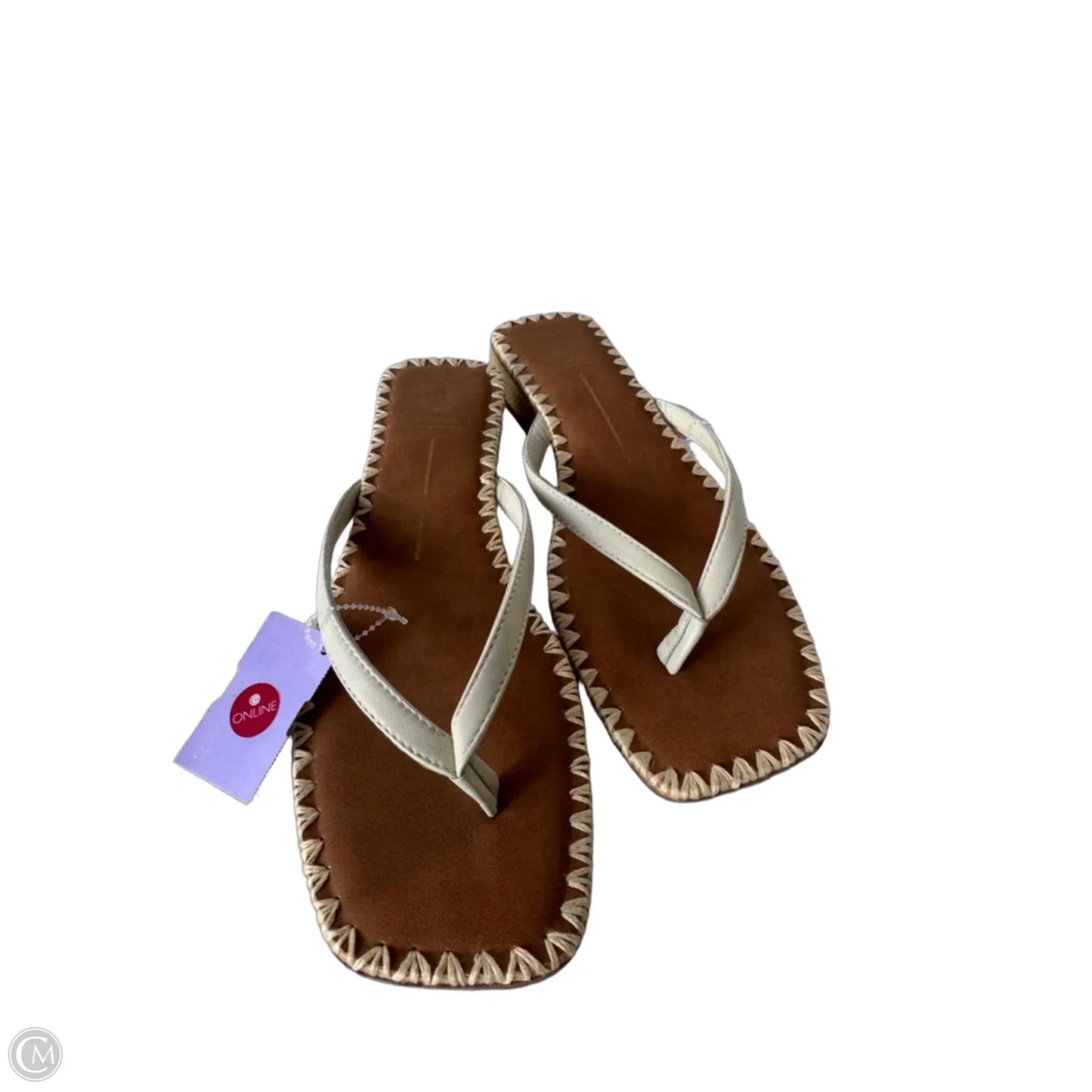 Sandals Heels Block By Dolce Vita In Cream, Size: 9