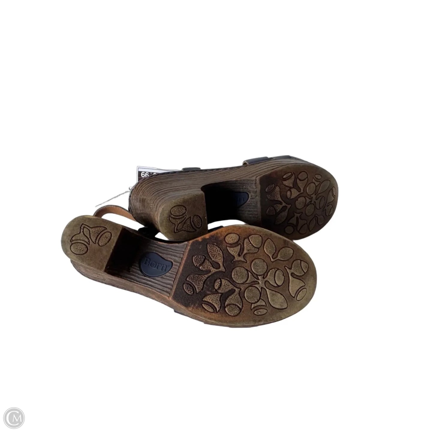 Sandals Heels Wedge By Born In Blue, Size: 8
