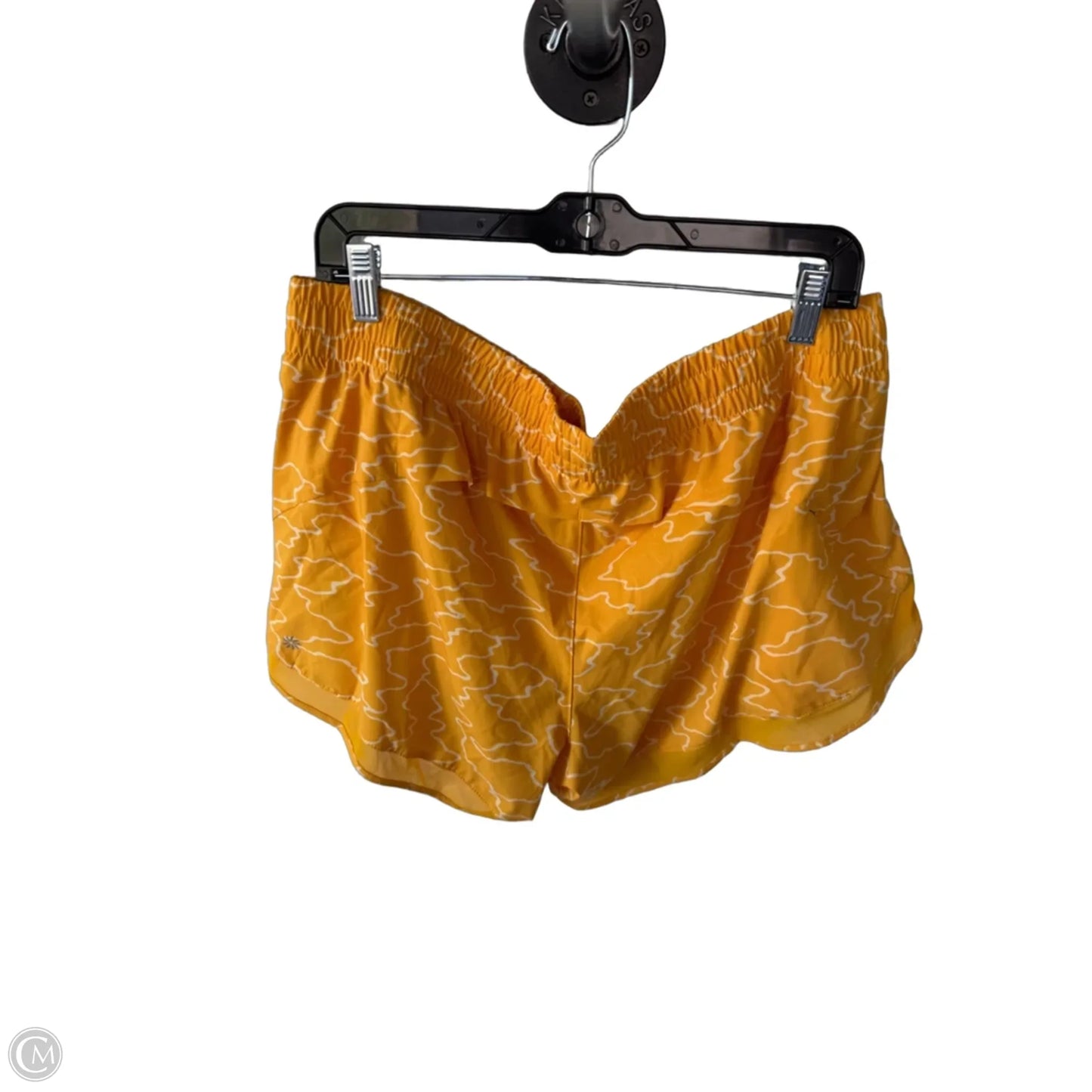 Athletic Shorts By Athleta In Yellow, Size: 16