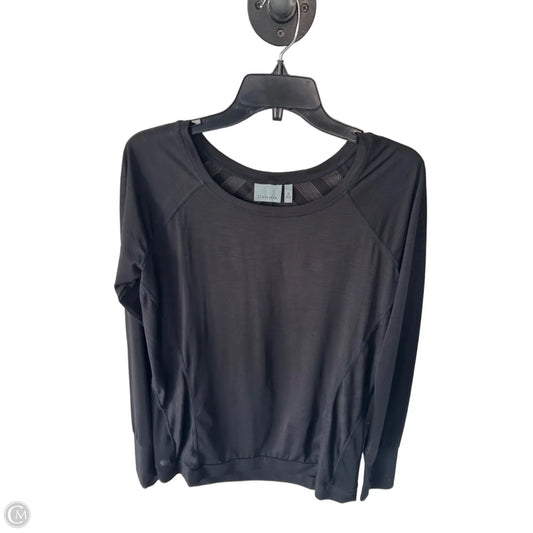 Athletic Top Long Sleeve Crewneck By Athleta In Black, Size: M