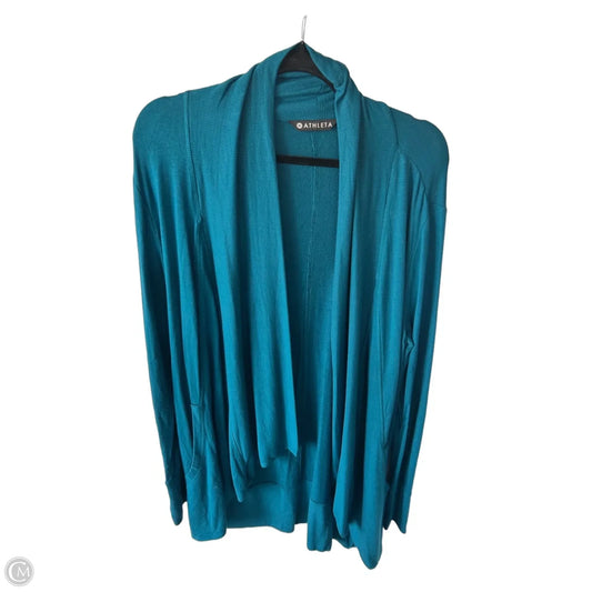 Cardigan By Athleta In Teal, Size: M