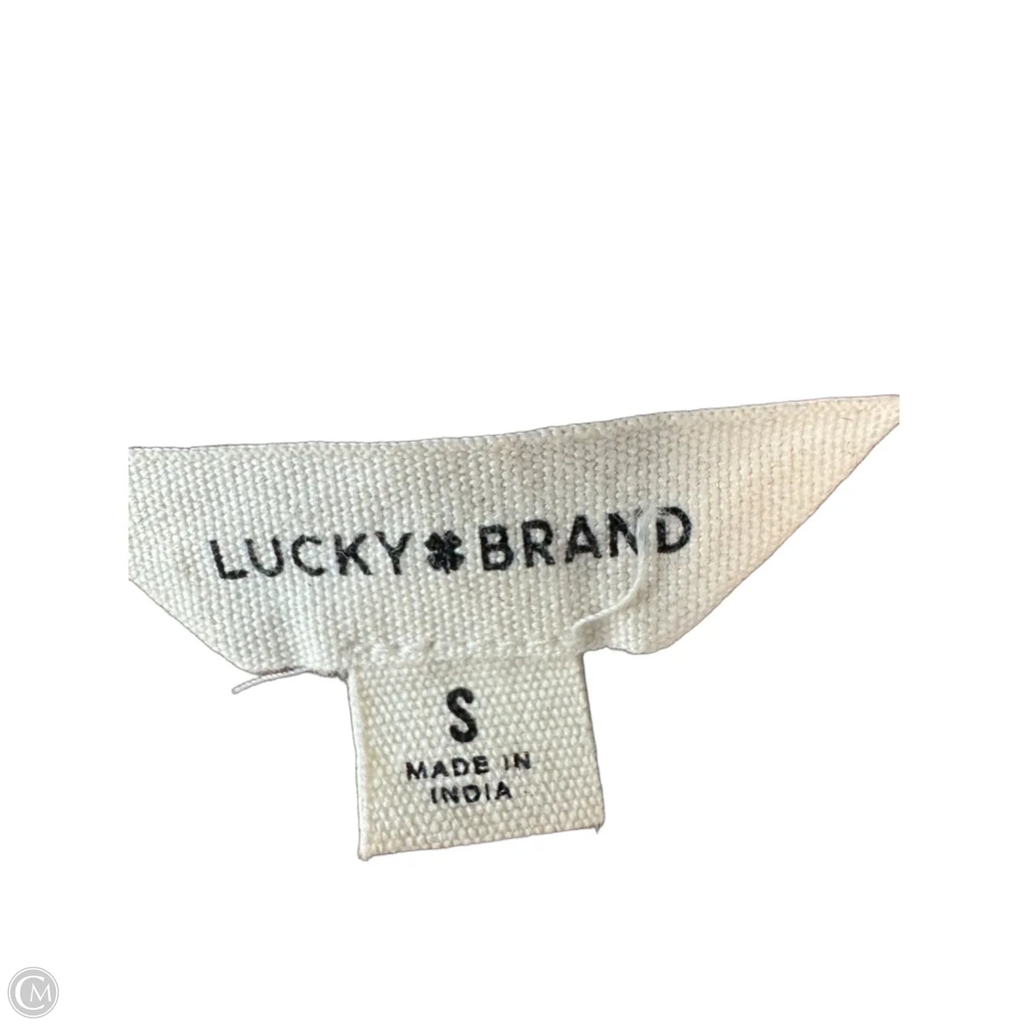 Dress Casual Midi By Lucky Brand In Brown & Orange, Size: S