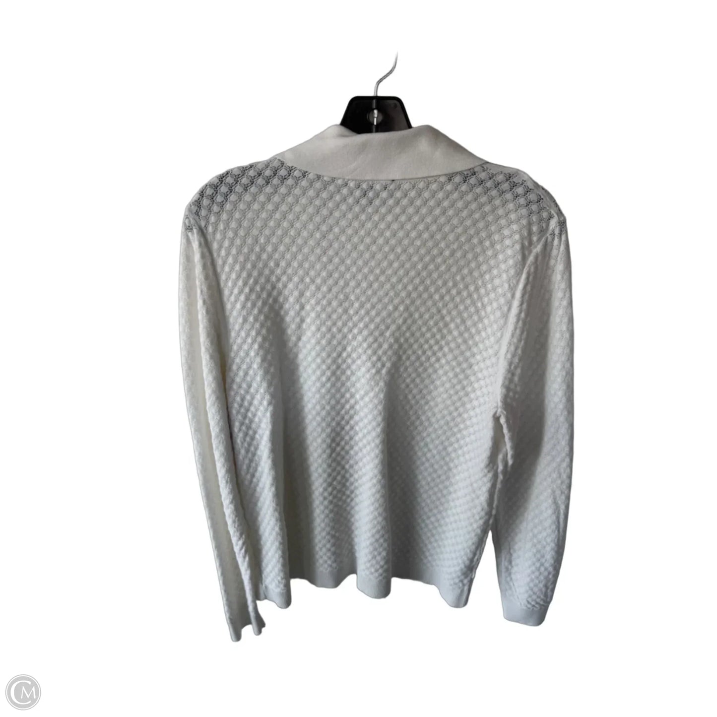 Sweater By Ann Taylor In White, Size: Xl
