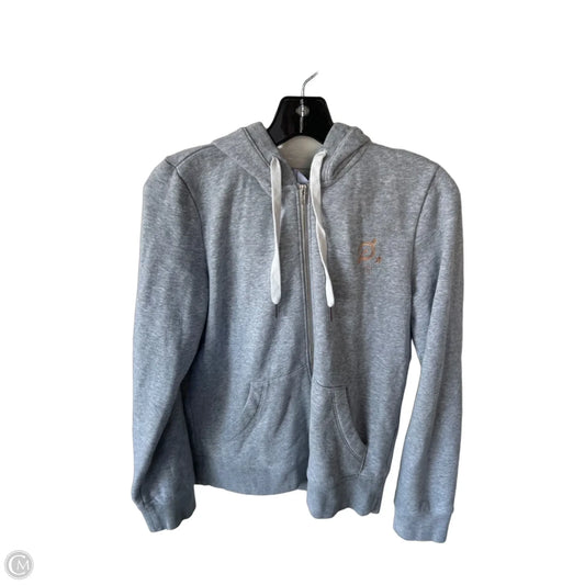 Athletic Sweatshirt Hoodie By Peloton In Grey, Size: S