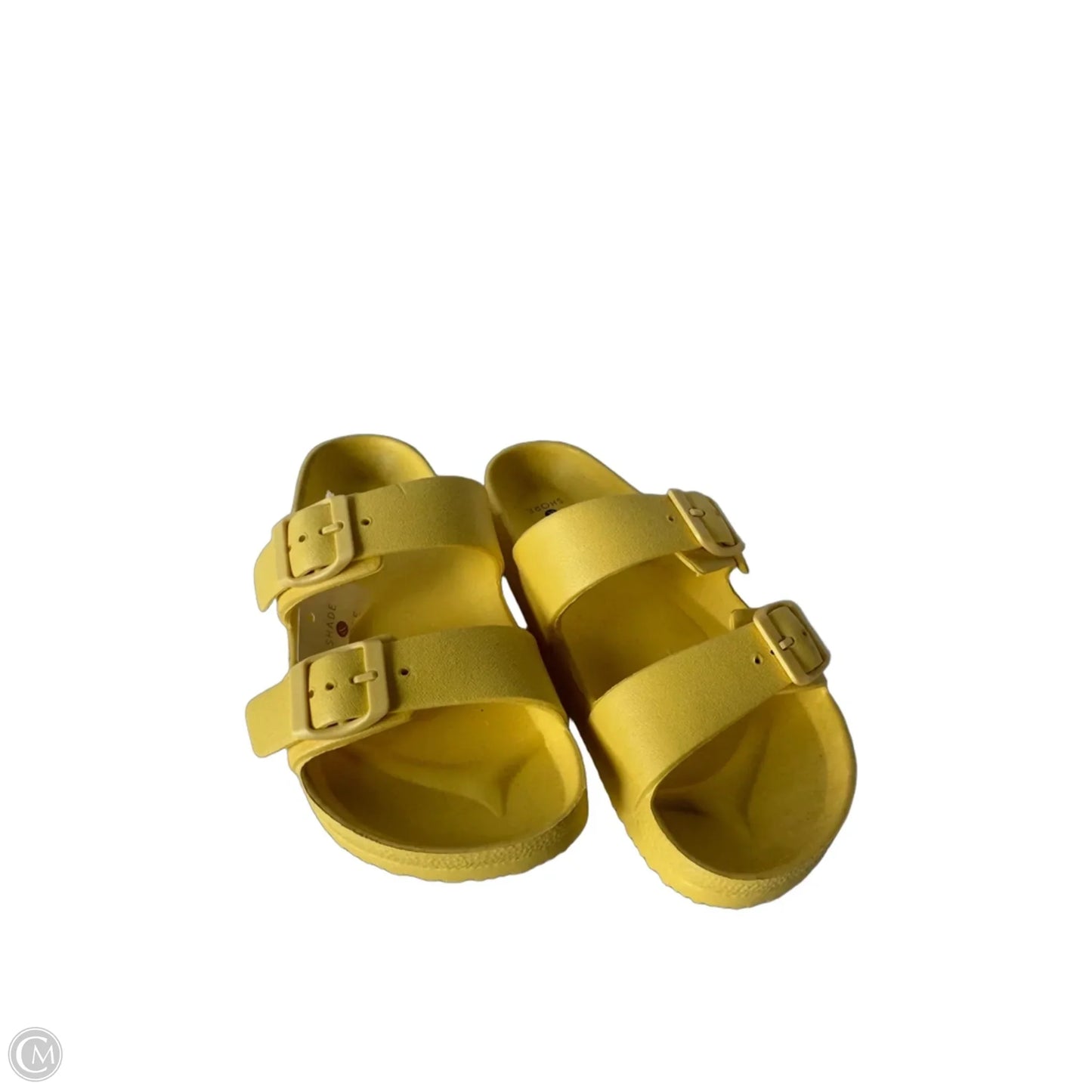 Sandals Flats By Shade & Shore In Yellow, Size: 7