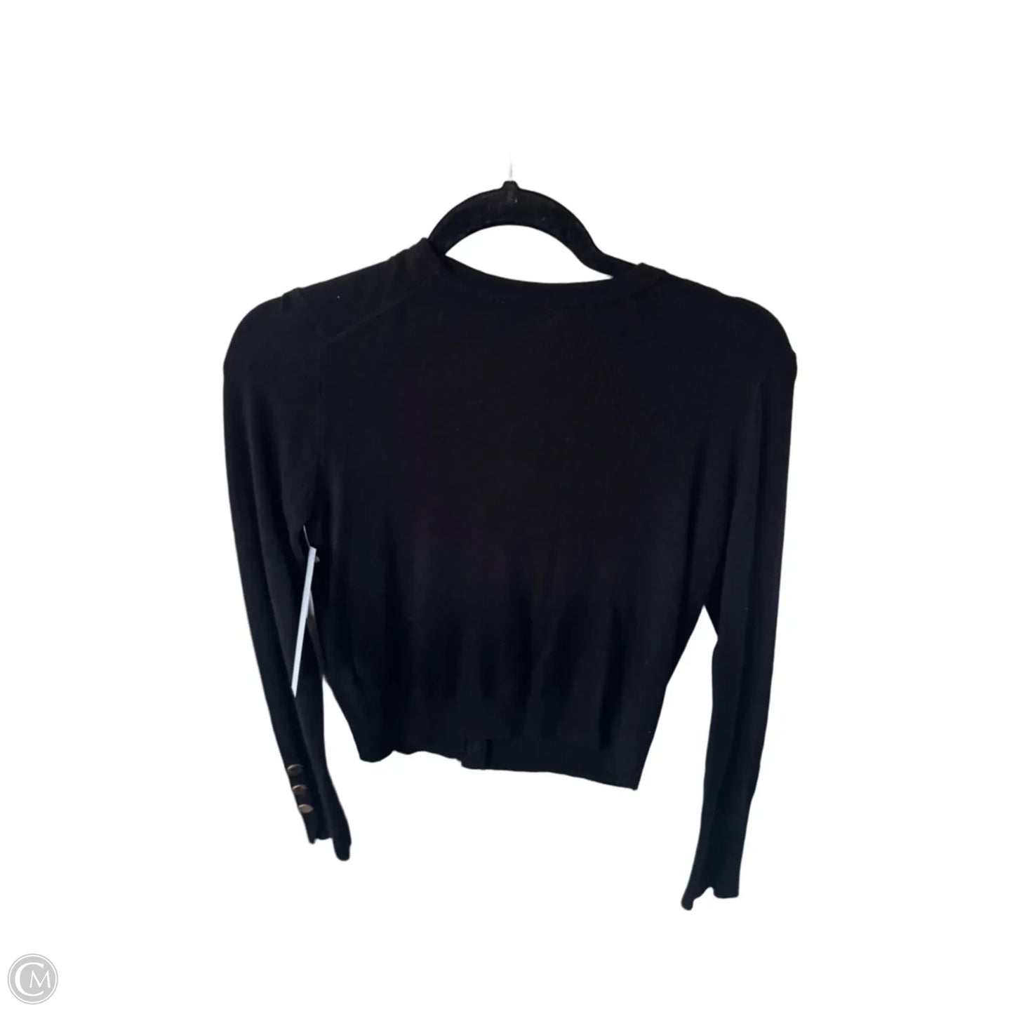 Sweater Cardigan By Zara In Black, Size: S