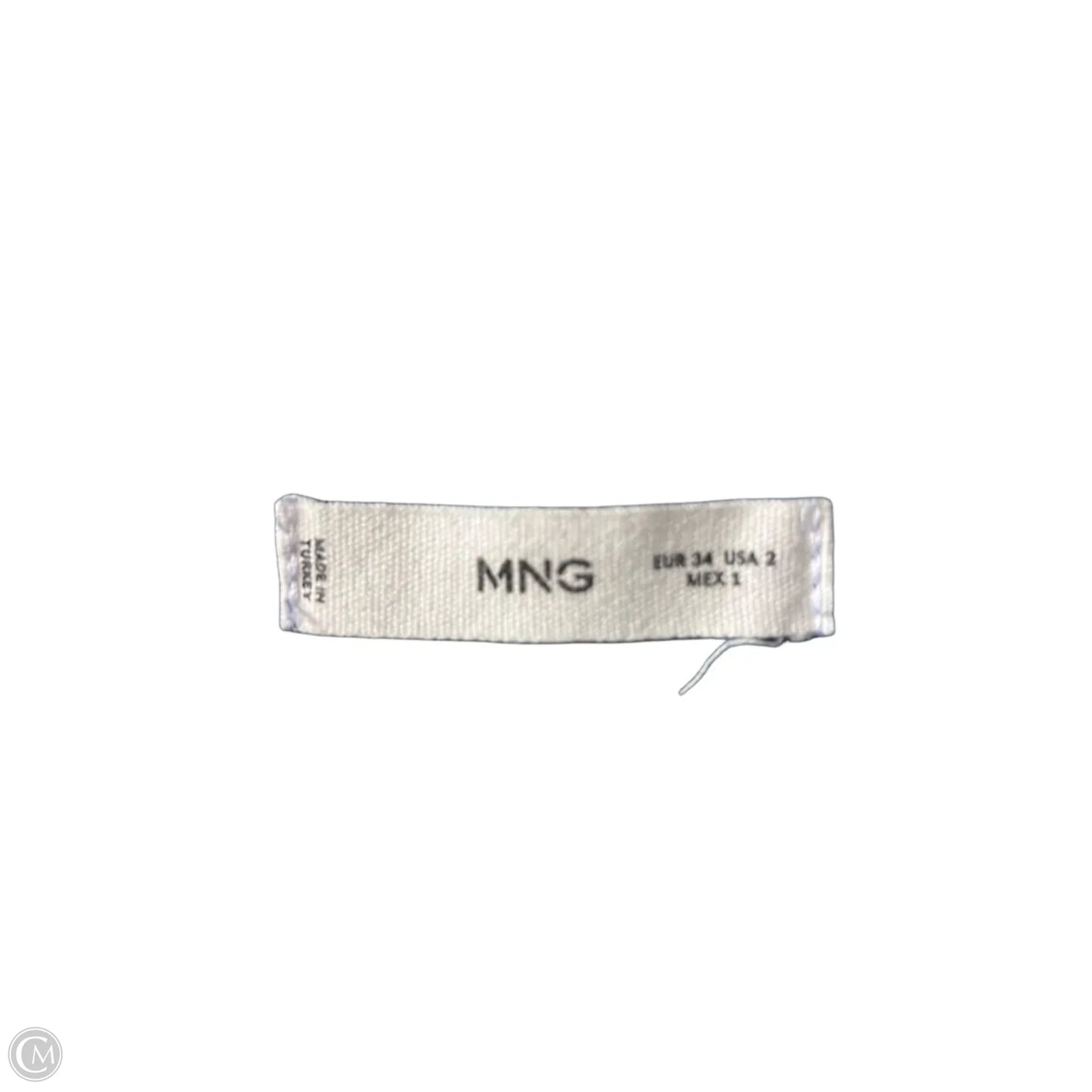 Jeans Straight By Mng In Blue Denim, Size: 2