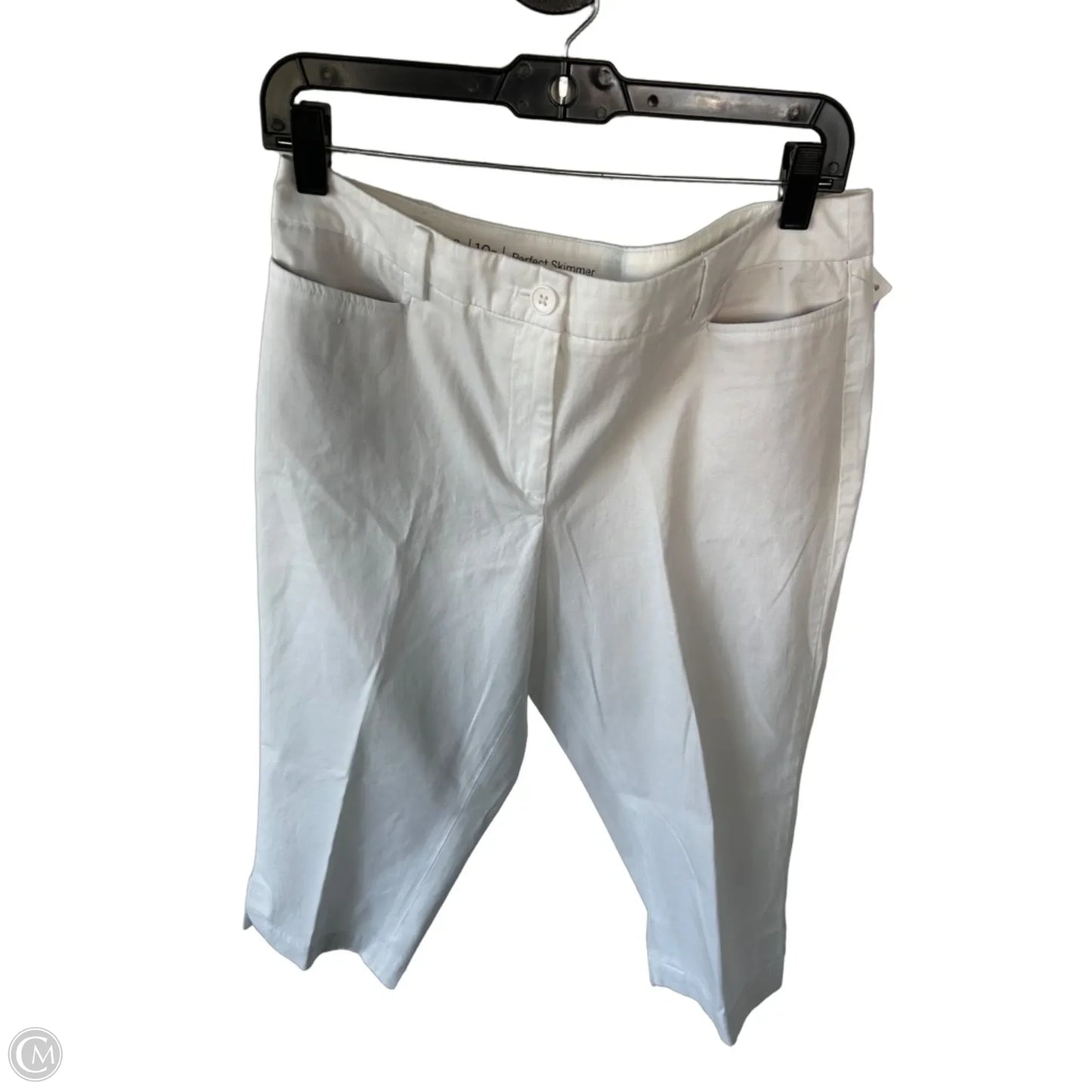 Capris By Talbots In White, Size: 10p