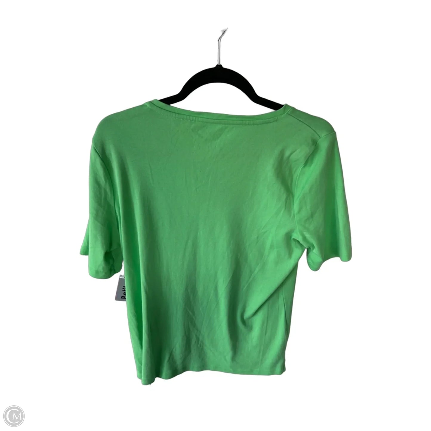 Top Short Sleeve Basic By Talbots In Green, Size: Lp
