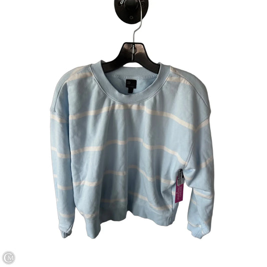 Athletic Sweatshirt Crewneck By All In Motion In Blue & White, Size: S