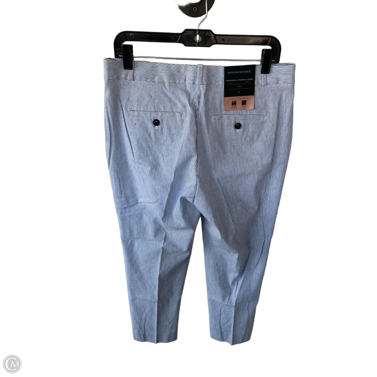 Pants Other By Banana Republic In Blue & White, Size: 8