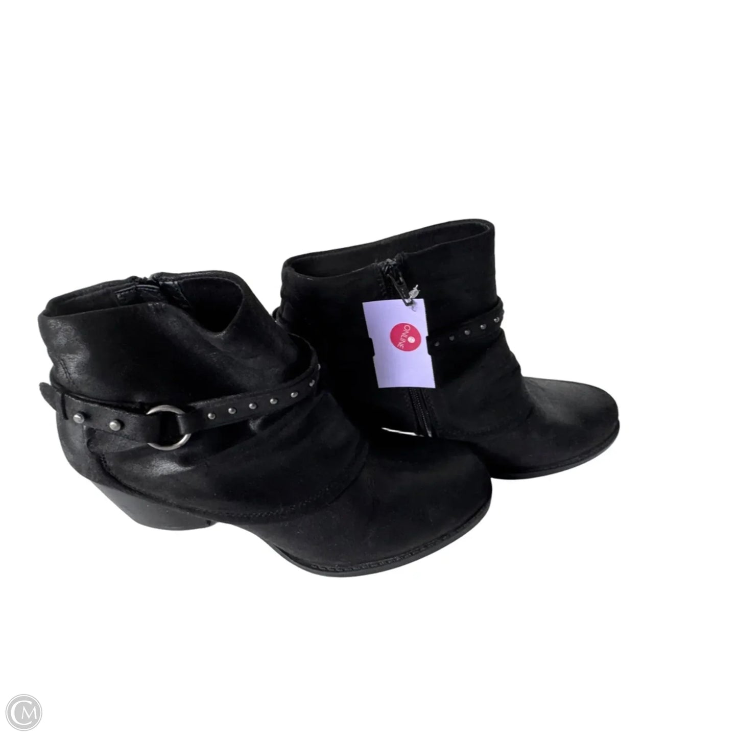 Boots Ankle Heels By Bare Traps In Black, Size: 9