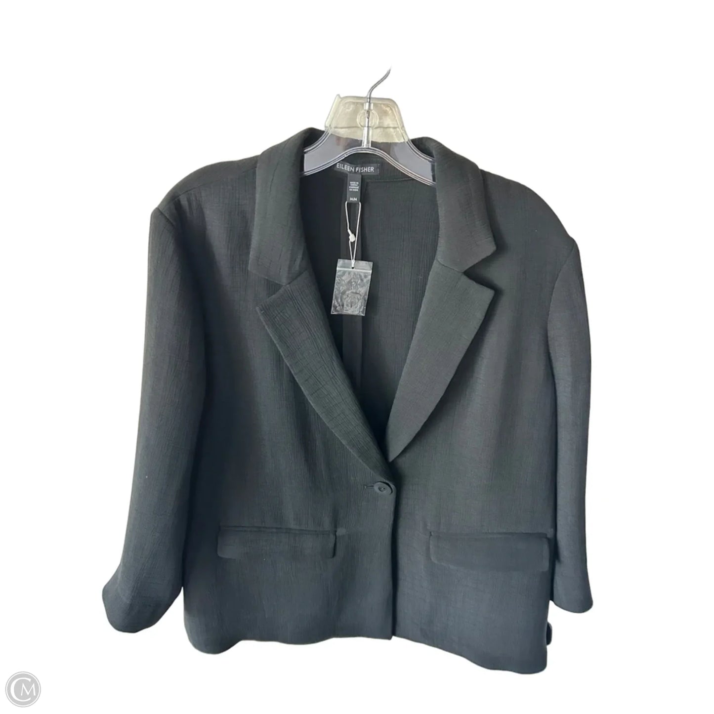 Blazer By Eileen Fisher In Black, Size: M