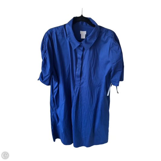 Dress Casual Short By Chicos In Blue, Size: Xl