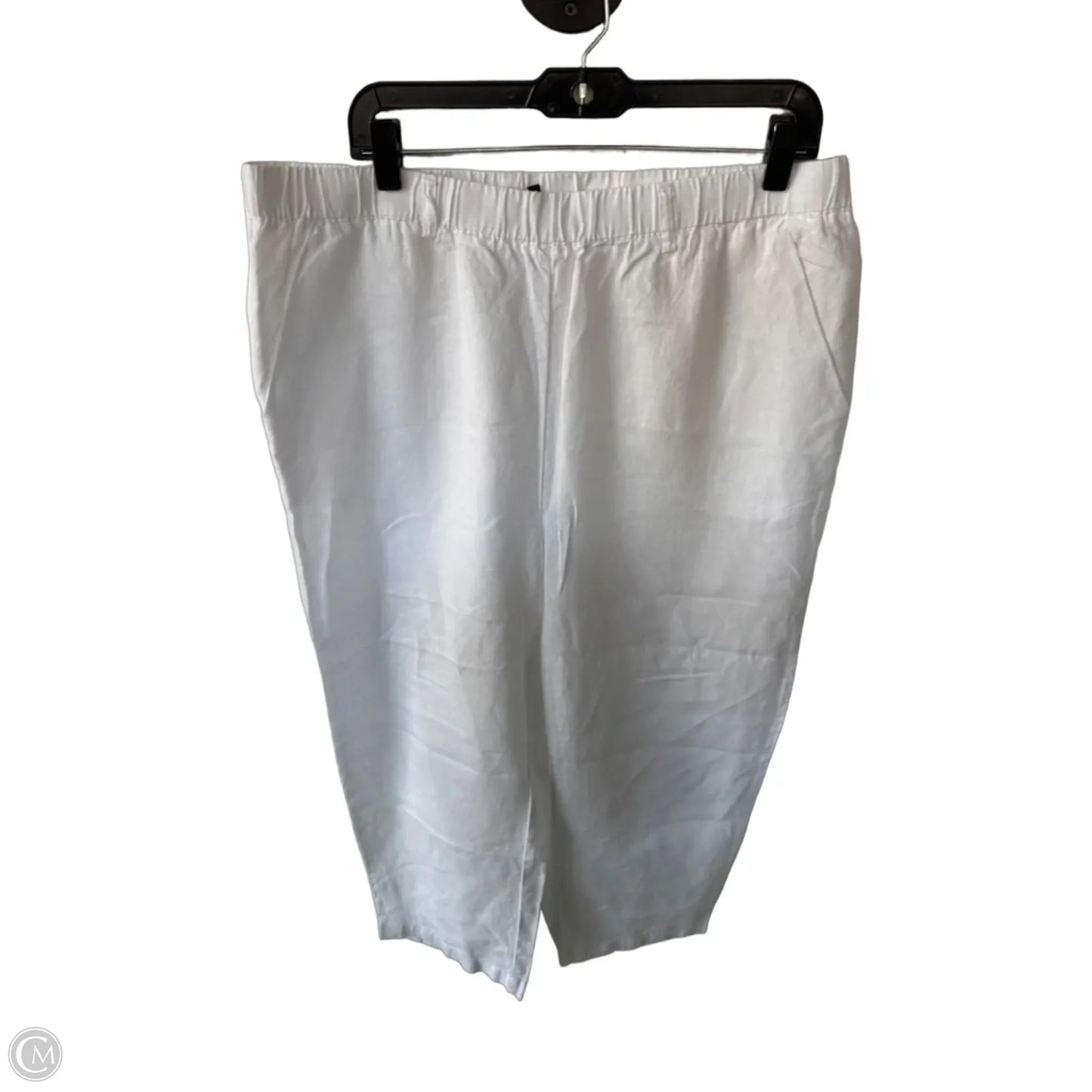 Pants Linen By Quince In White, Size: 16