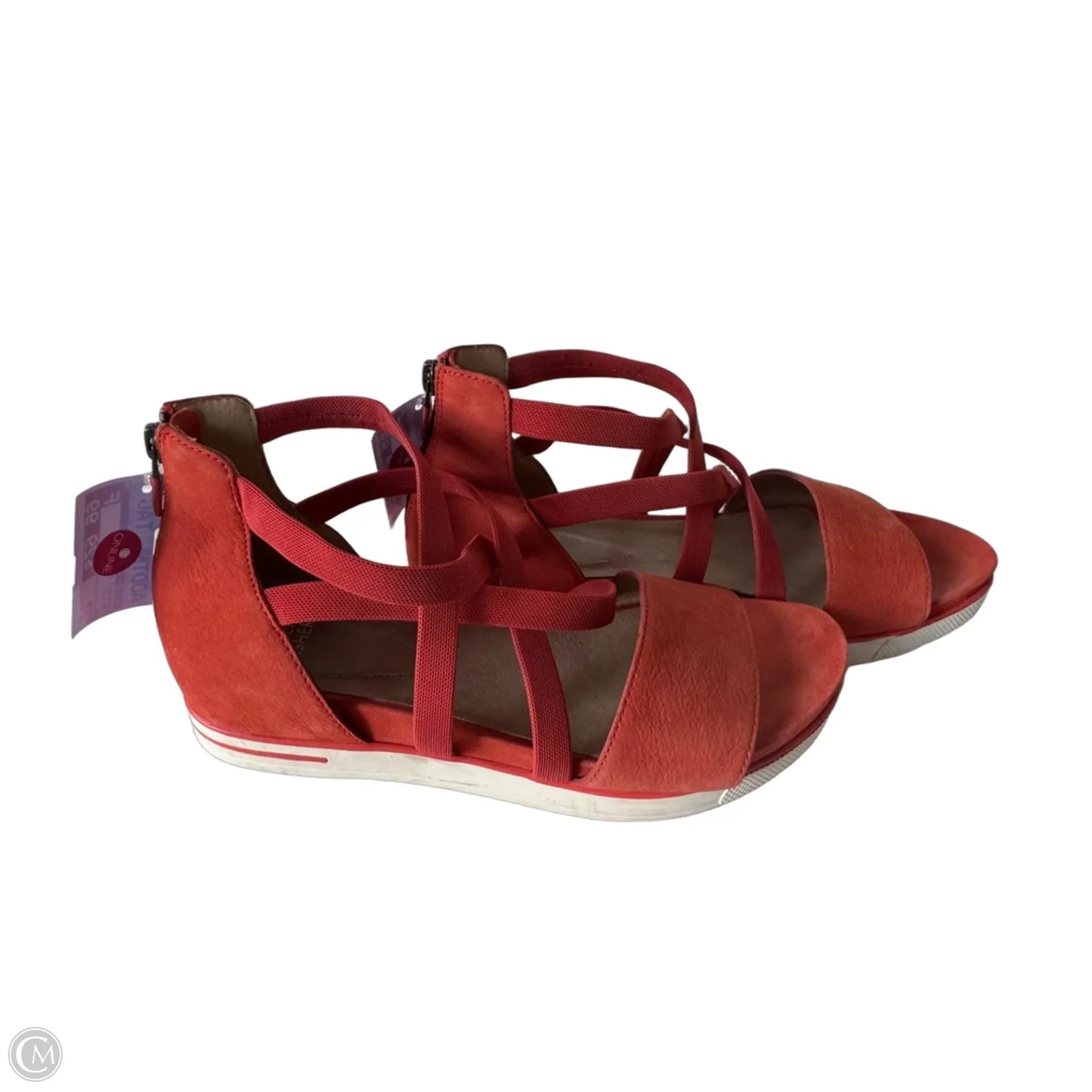Sandals Flats By Eileen Fisher In Orange, Size: 9