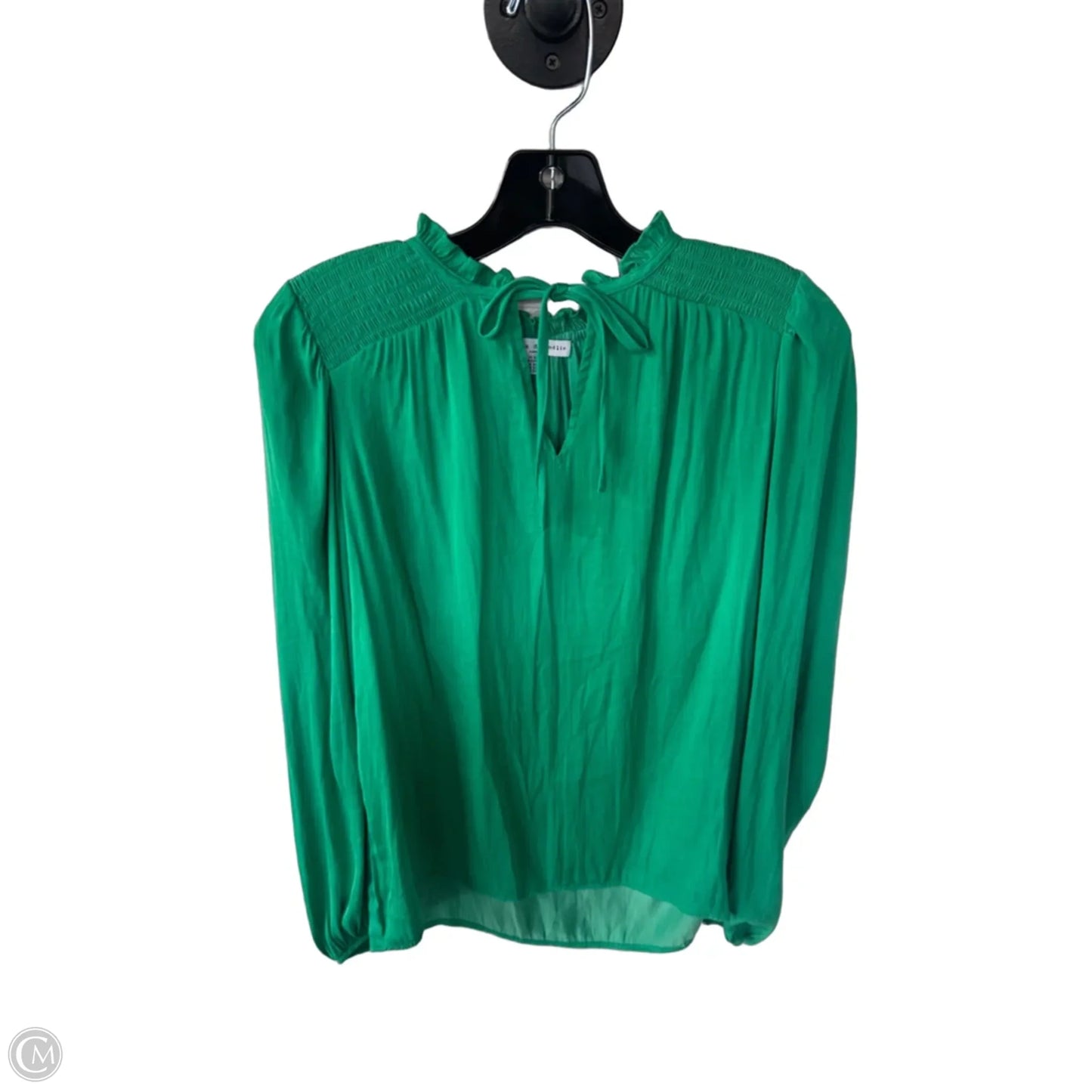 Top Long Sleeve By Maison Damelie In Green, Size: Xs