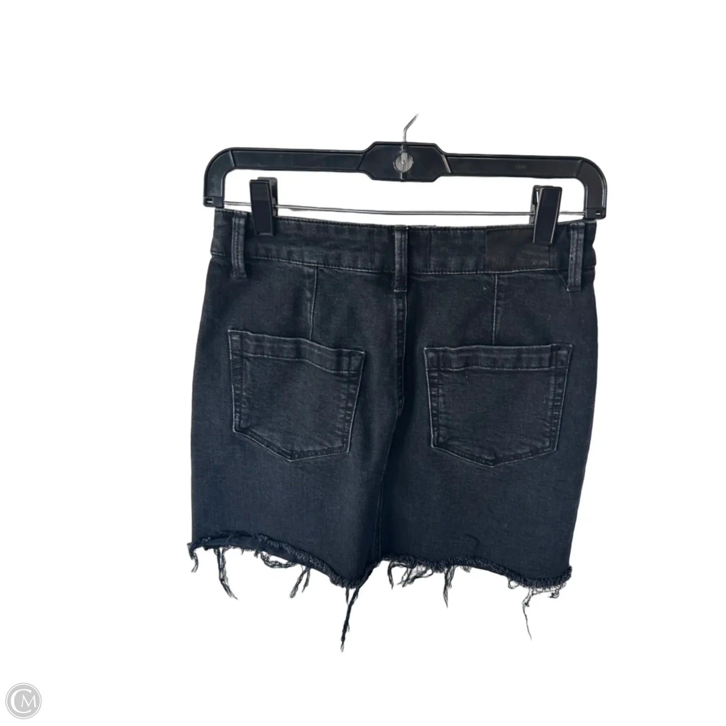 Skirt Mini & Short By Paige In Black Denim, Size: 2
