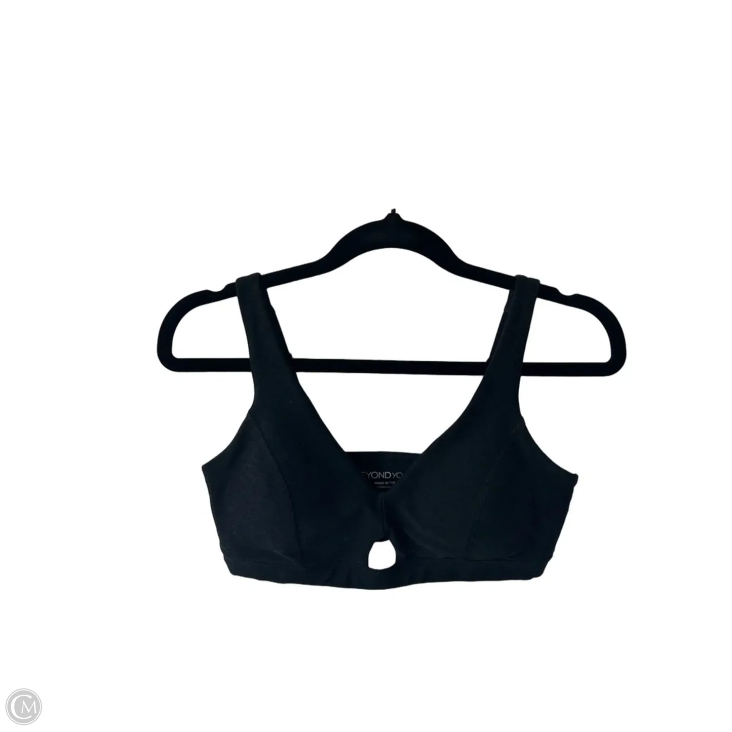 Athletic Bra By Beyond Yoga In Grey, Size: S