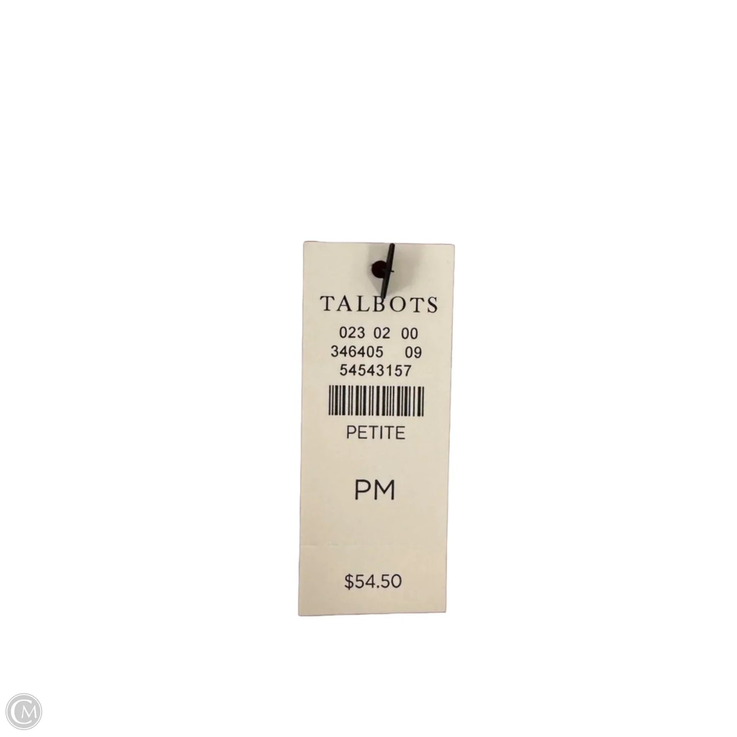 Top 3/4 Sleeve By Talbots In Blue & Pink, Size: Mp