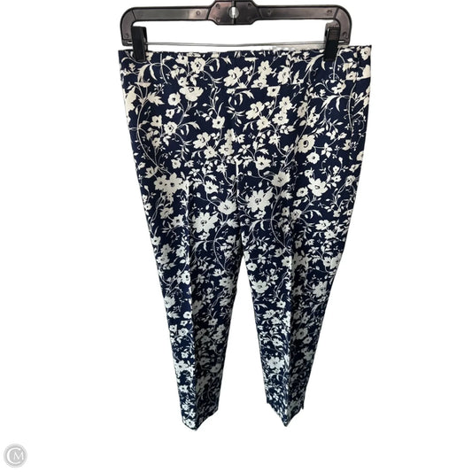 Pants Other By Talbots In Blue & Cream, Size: 6p