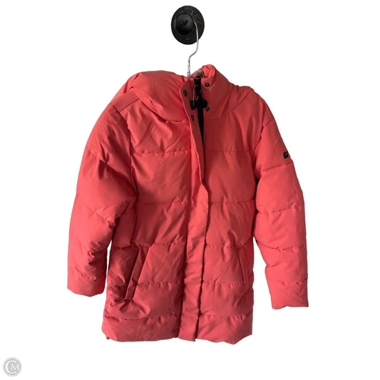Coat Puffer & Quilted By Cmb In Orange, Size: M