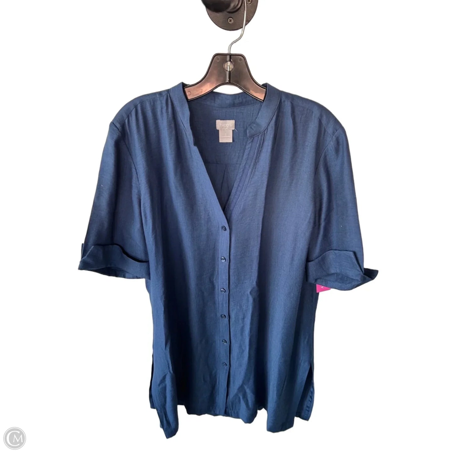 Dress Casual Short By Chicos In Blue, Size: L