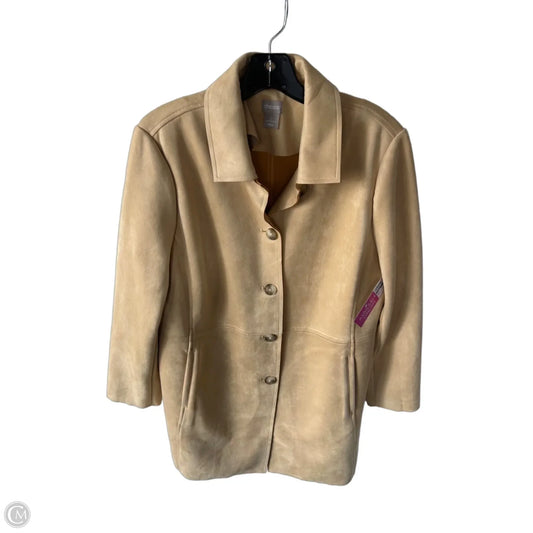 Coat Other By Chicos In Tan, Size: L