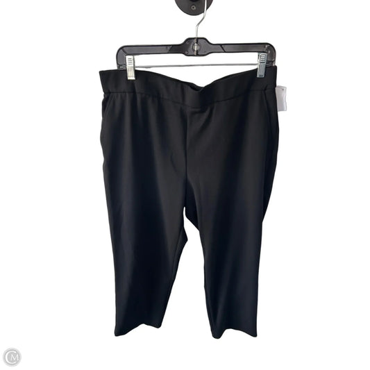 Pants Cropped By Hilary Radley In Black, Size: 12