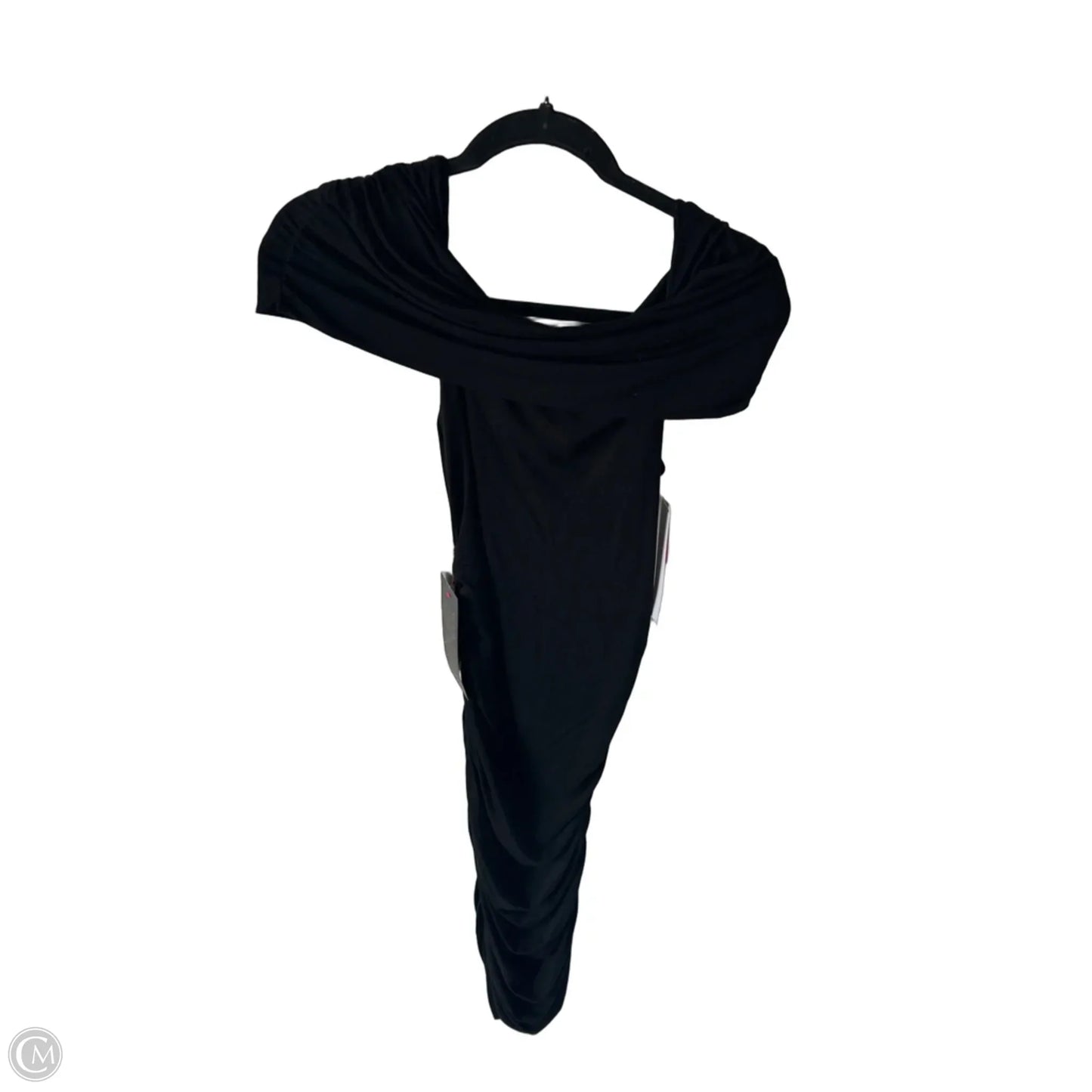 Dress Party Midi By Bebe In Black, Size: Xs