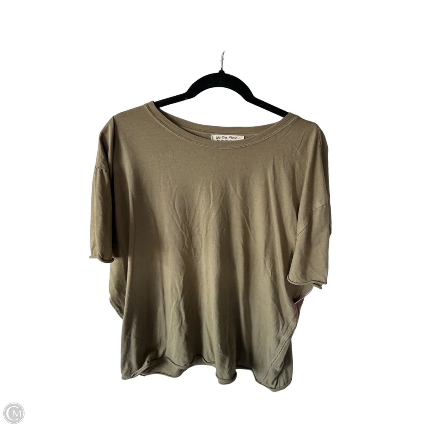 Top Short Sleeve Basic By We The Free In Green, Size: S