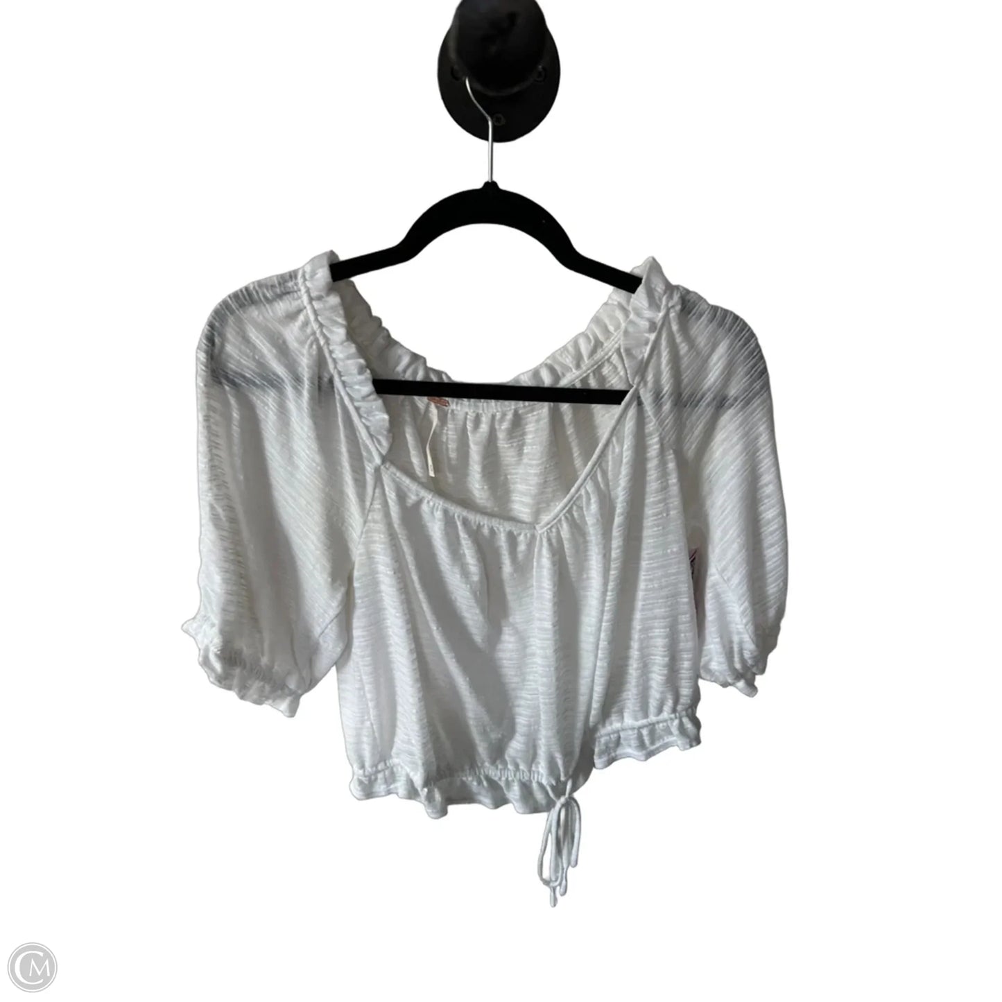 Top Short Sleeve By Free People In White, Size: M