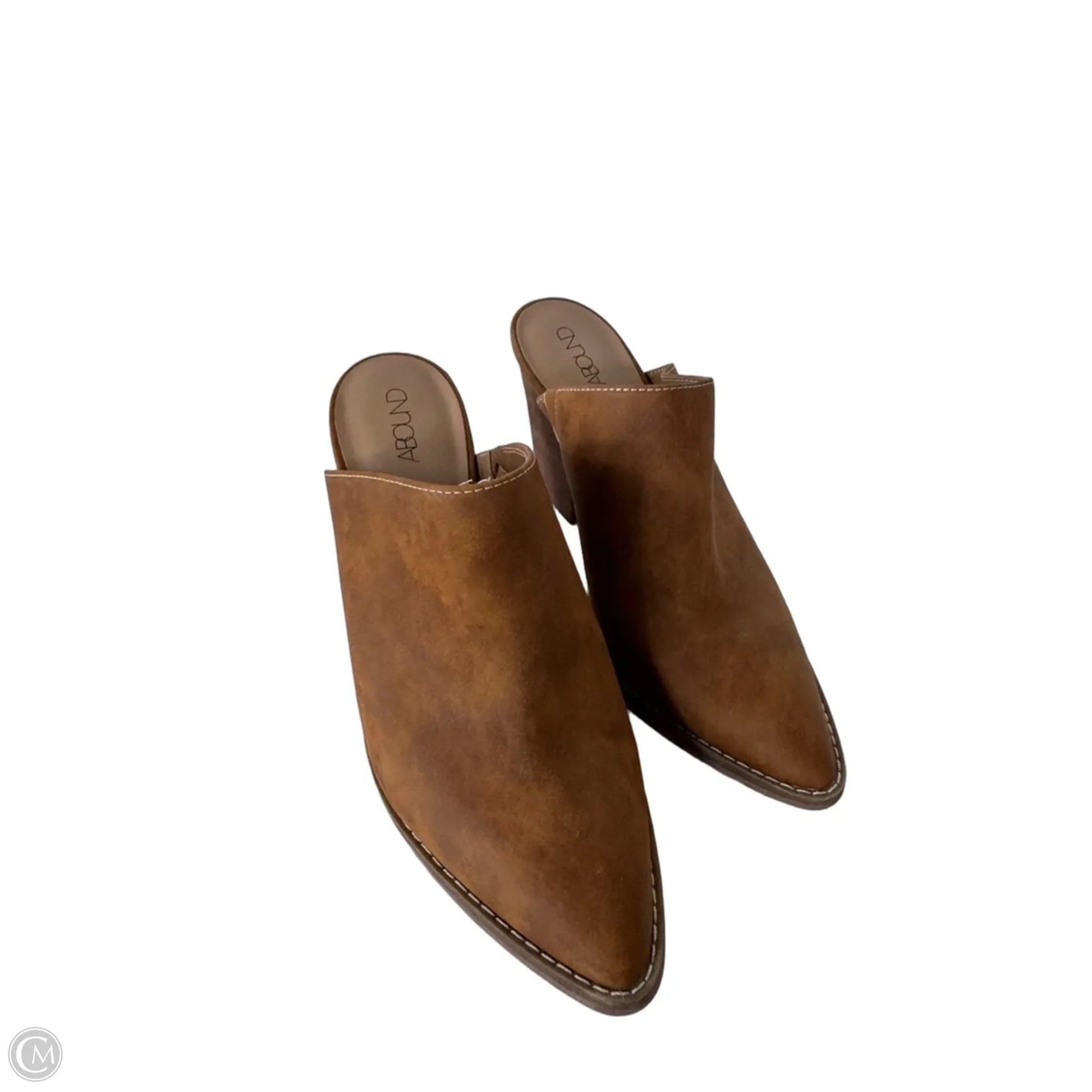 Shoes Heels Block By Abound In Brown, Size: 7