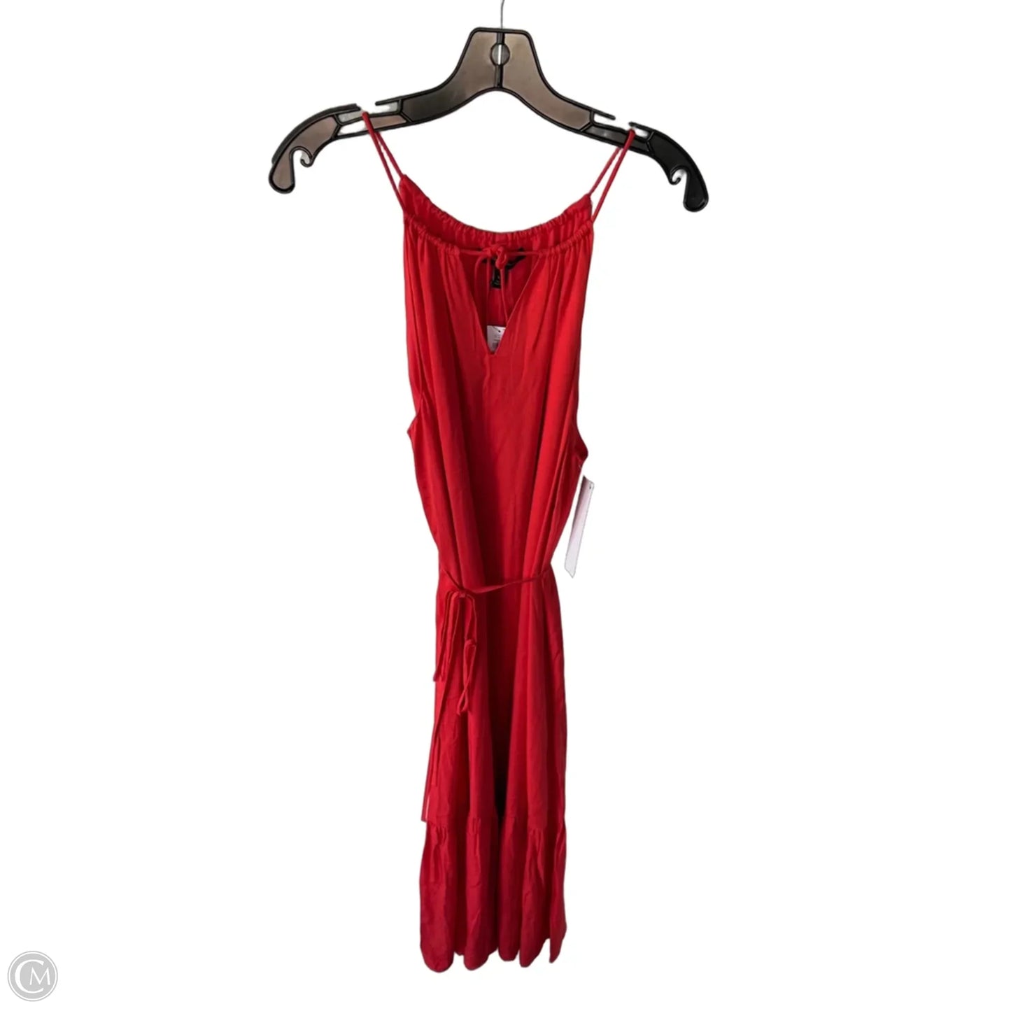 Dress Casual Maxi By Banana Republic In Orange, Size: Xl