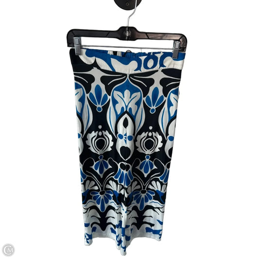 Pants Wide Leg By Rachel Zoe In Blue & White, Size: 0