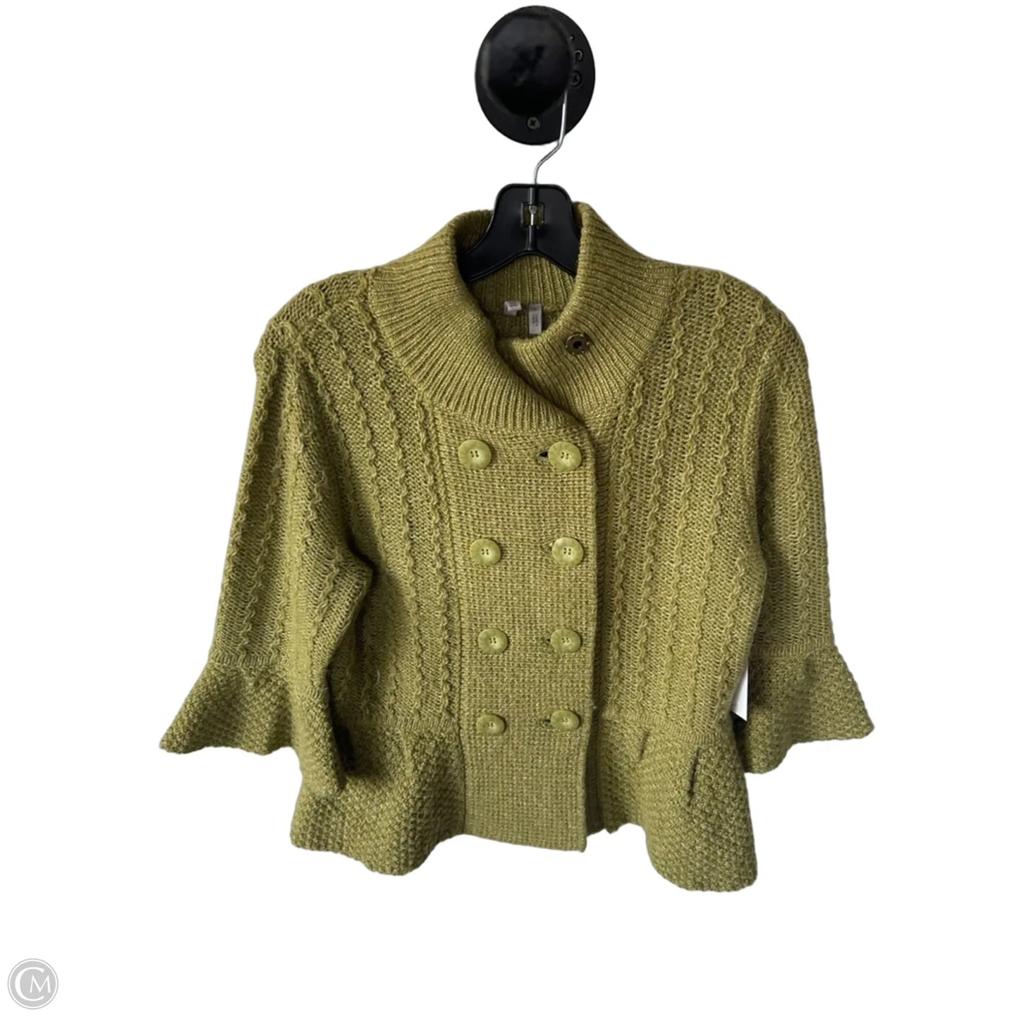 Sweater Cardigan By Caslon In Green, Size: M