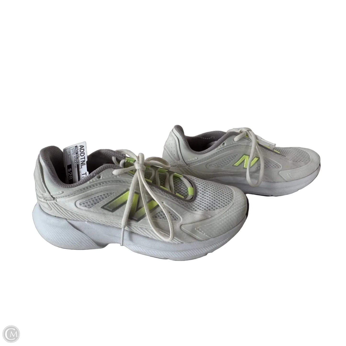 Shoes Athletic By New Balance In White, Size: 7