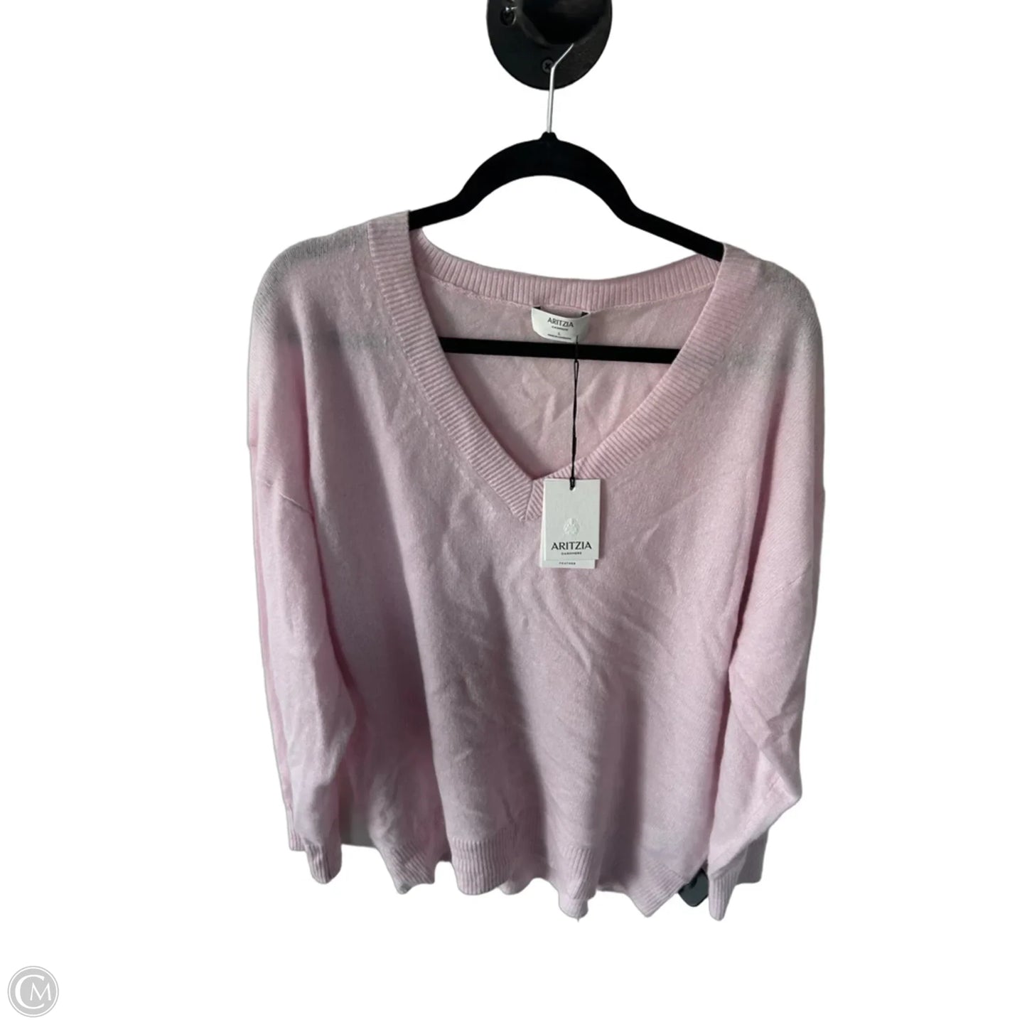 Sweater Cashmere By Aritzia In Pink, Size: L