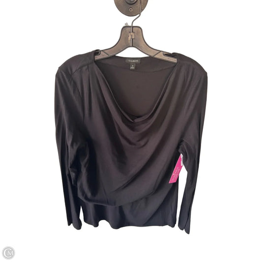 Top Long Sleeve By Talbots In Black, Size: M